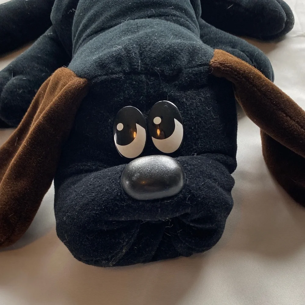 Pound Puppies Plush Black & Brown Dog - Picture 5 of 5
